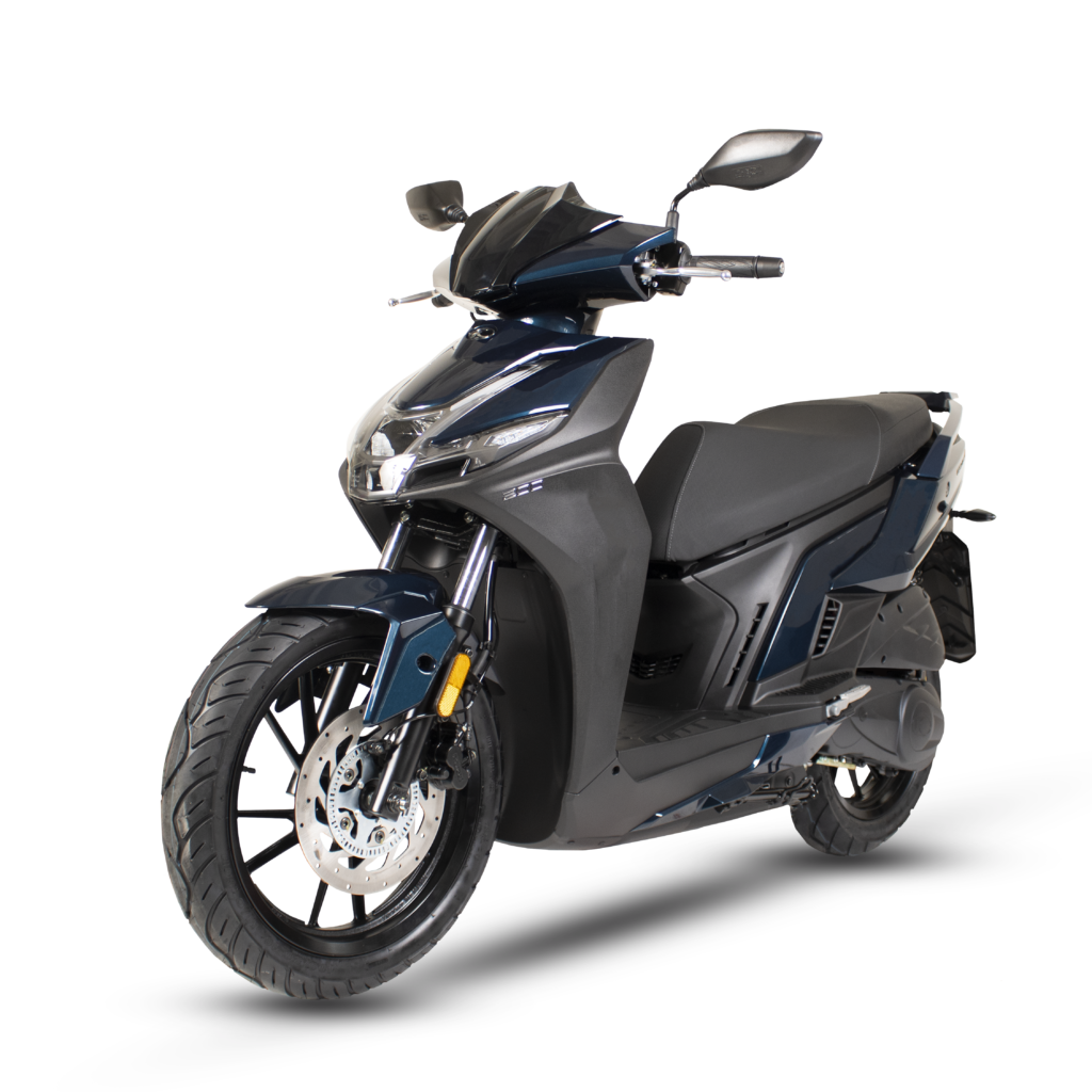 Kymco Agility S200 scooter for rent grey color