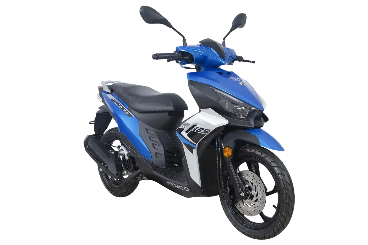 Kymco Mycare scooter for rent blue color
